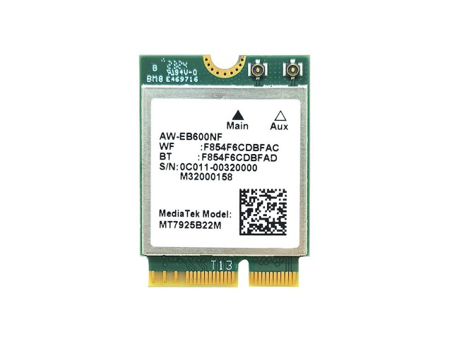 MT7925 WIFI 7 5400Mbps M.2 Triple Band 2.4G/5G/6G BT5.3 WiFi Card Adapter for Win10/11 Linux and OpenWrt