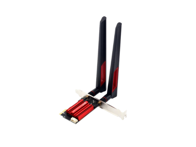 MT7925 WiFi 7 Network Card 5400Mbps For Bluetooth 5.3 Tri Band 2.4G 5Ghz 6GHz M.2 NGFF  2 x 10Dbi Antenna Set Wireless Adapter Win10/Win11 Linux and OpenWRT