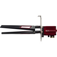 MT7925 WiFi 7 Network Card 5400Mbps For Bluetooth 5.3 Tri Band 2.4G 5Ghz 6GHz M.2 NGFF  2 x 10Dbi Antenna Set Wireless Adapter Win10/Win11 Linux and OpenWRT